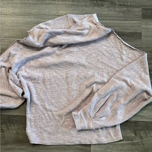 We The Free off the shoulder lavender Knit Top